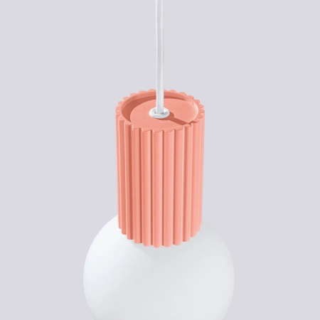 Lampa wisząca HALO 1 brzoskwiniowa SL.1754 - Sollux