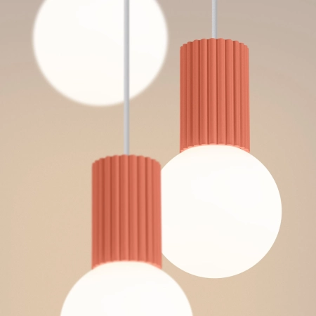 Lampa wisząca HALO 3P brzoskwiniowa SL.1755 - Sollux