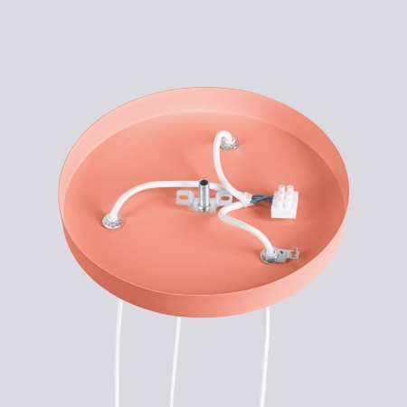 Lampa wisząca HALO 3P brzoskwiniowa SL.1755 - Sollux