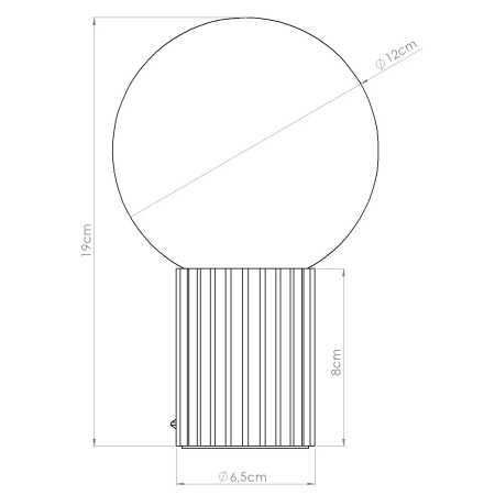 Lampa biurkowa HALO brzoskwiniowa SL.1756 - Sollux