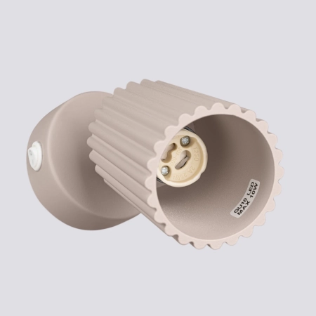 Kinkiet KARBON taupe z włącznikiem SL.1762 - Sollux