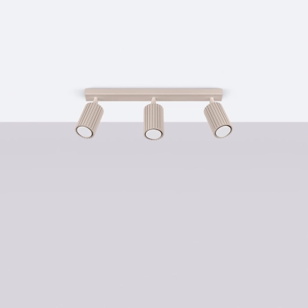 Plafon KARBON 3L taupe SL.1764 - Sollux