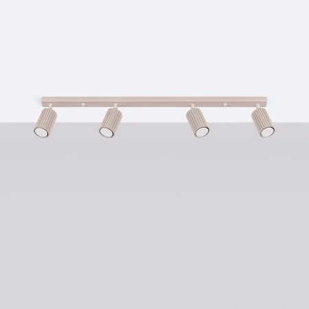 Plafon KARBON 4L taupe SL.1765 - Sollux