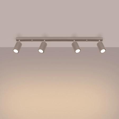 Plafon KARBON 4L taupe SL.1765 - Sollux