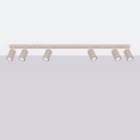 Plafon KARBON 6L taupe SL.1766 - Sollux