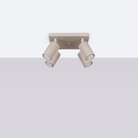 Plafon KARBON 4 taupe SL.1769 - Sollux
