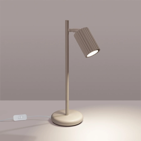 Lampa biurkowa KARBON taupe SL.1770 - Sollux