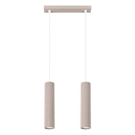 Lampa wisząca KARBON 2 taupe SL.1773 - Sollux