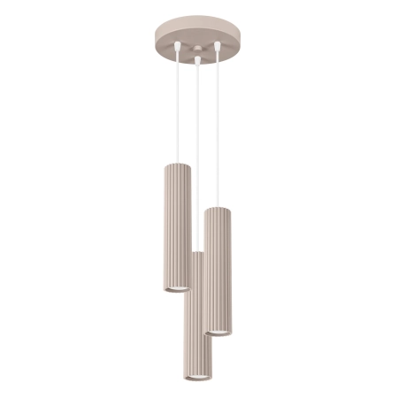 Lampa wisząca KARBON 3P taupe SL.1775 - Sollux