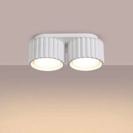 Plafon AURA 2 biały GX53 SL.1783 - Sollux