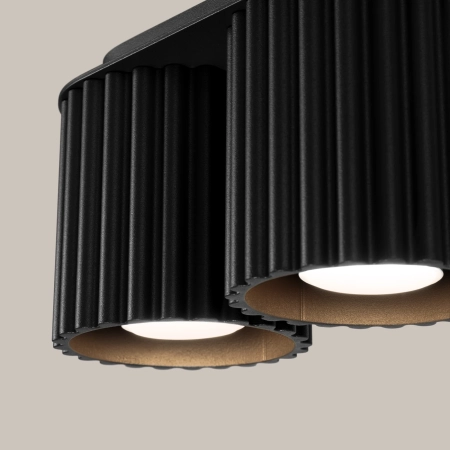 Plafon AURA 2 czarny GU10 SL.1785 - Sollux