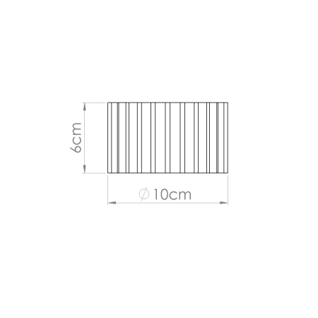 Plafon AURA 1 czarny GX53 SL.1787 - Sollux