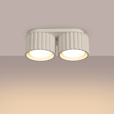 Plafon AURA 2 beżowy GX53 SL.1793 - Sollux