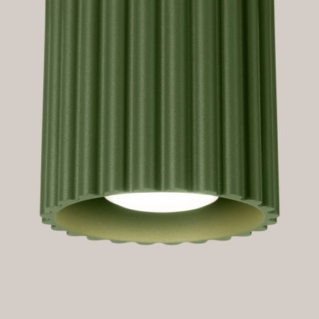 Plafon AURA 1 zielony oliwkowy GU10 SL.1794 - Sollux