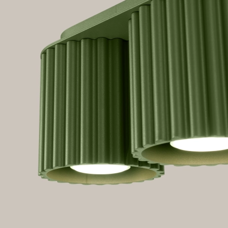 Plafon AURA 2 zielony oliwkowy GU10 SL.1795 - Sollux