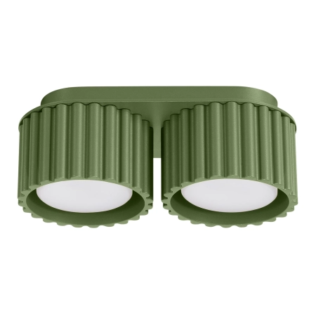 Plafon AURA 2 zielony oliwkowy GX53 SL.1798 - Sollux