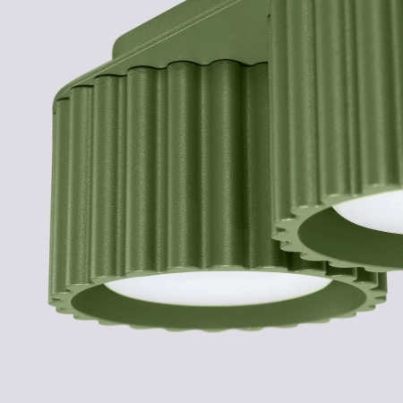 Plafon AURA 2 zielony oliwkowy GX53 SL.1798 - Sollux