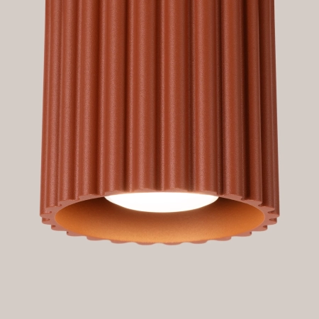 Plafon AURA 1 ochra czerwona GU10 SL.1799 - Sollux