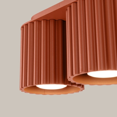 Plafon AURA 2 ochra czerwona GU10 SL.1800 - Sollux