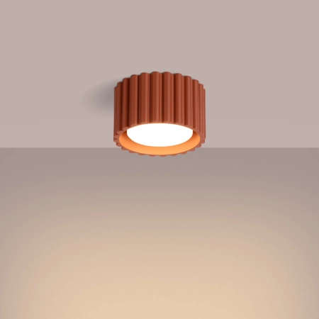 Plafon AURA 1 ochra czerwona GX53 SL.1802 - Sollux