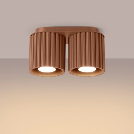 Plafon AURA 2 mocca GU10 SL.1805 - Sollux