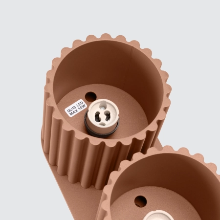 Plafon AURA 2 mocca GU10 SL.1805 - Sollux