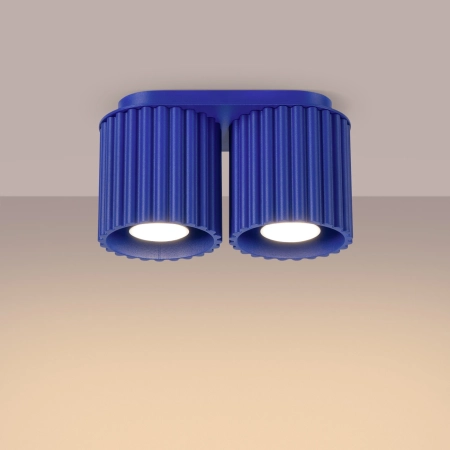 Plafon AURA 2 ultramaryna GU10 SL.1810 - Sollux