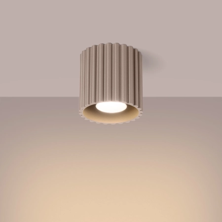 Plafon AURA 1 taupe GU10 SL.1814 - Sollux