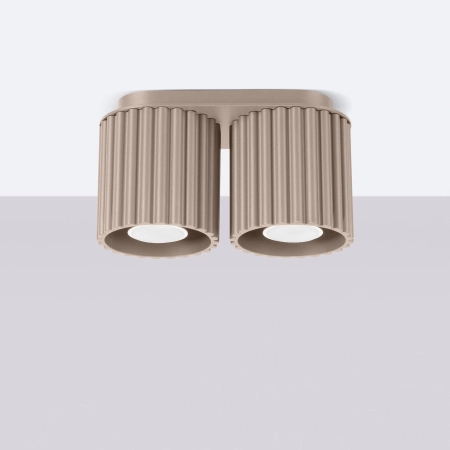 Plafon AURA 2 taupe GU10 SL.1815 - Sollux