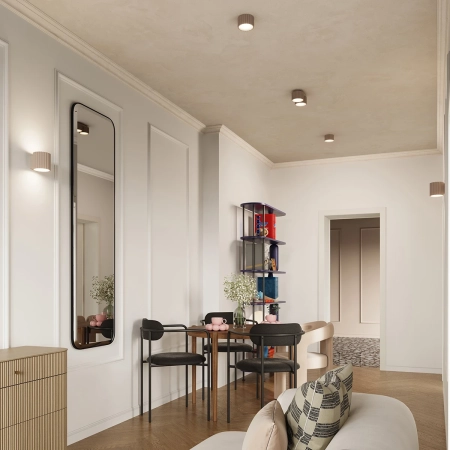 Plafon AURA 2 taupe GX53 SL.1818 - Sollux