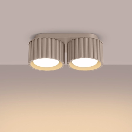 Plafon AURA 2 taupe GX53 SL.1818 - Sollux