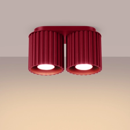 Plafon AURA 2 burgund GU10 SL.1820 - Sollux