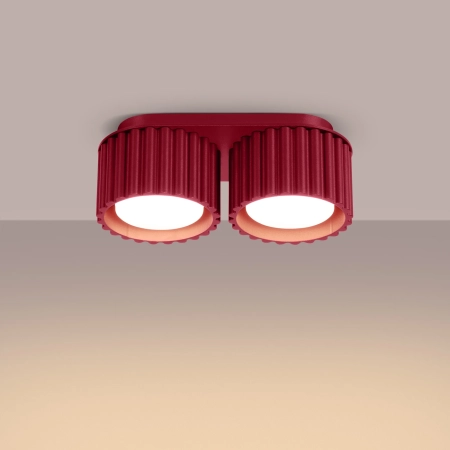 Plafon AURA 2 burgund GX53 SL.1823 - Sollux