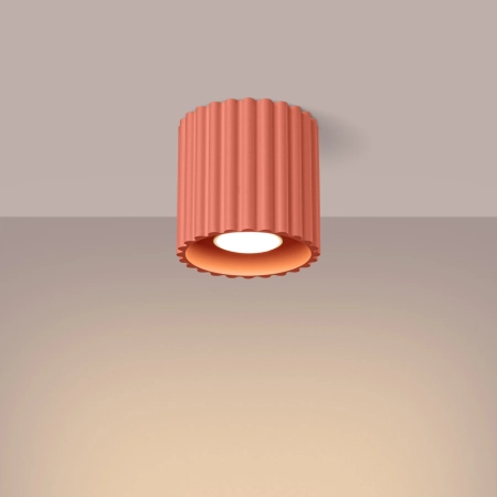 Plafon AURA 1 brzoskwiniowy GU10 SL.1824 - Sollux