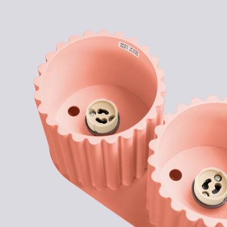Plafon AURA 2 brzoskwiniowy GU10 SL.1825 - Sollux
