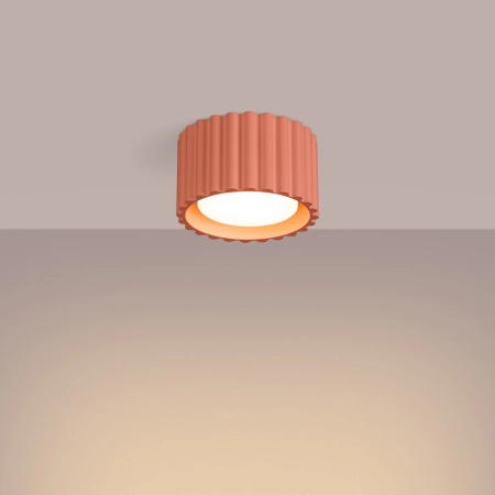 Plafon AURA 1 brzoskwiniowy GX53 SL.1827 - Sollux