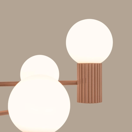 Żyrandol HALO 6 mocca SL.1834 - Sollux