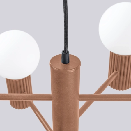 Żyrandol HALO 6 mocca SL.1834 - Sollux