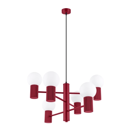 Żyrandol HALO 6 burgund SL.1837 - Sollux