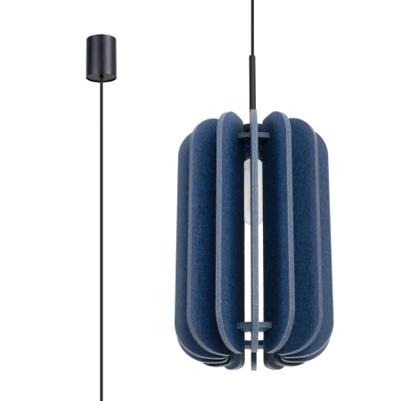 Lampa wisząca MULA 27 granatowa SL.1859 - Sollux