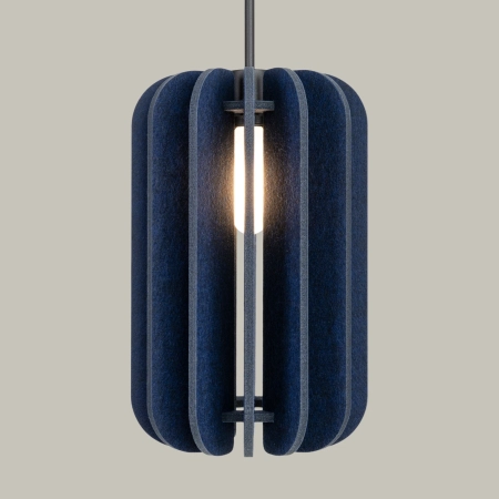 Lampa wisząca MULA 27 granatowa SL.1859 - Sollux