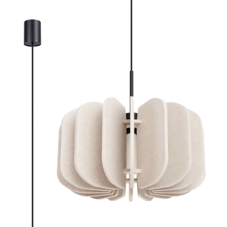 Lampa wisząca MULA 45 beżowa SL.1860 - Sollux