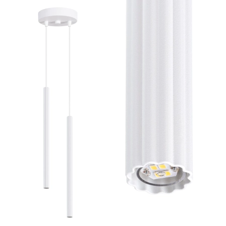 Lampa wisząca ARCHE 2P biała SL.1866 - Sollux
