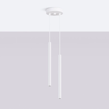 Lampa wisząca ARCHE 2P biała SL.1866 - Sollux