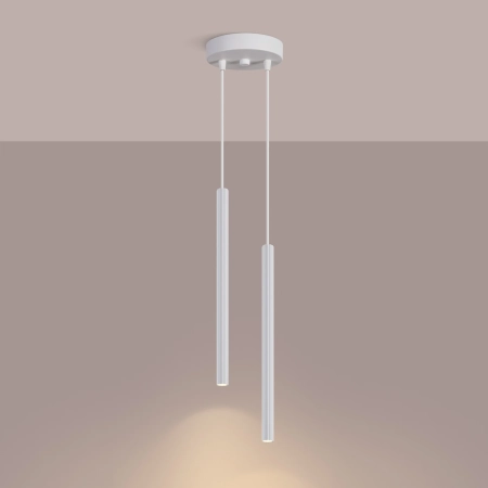 Lampa wisząca ARCHE 2P biała SL.1866 - Sollux
