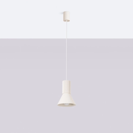 Lampa wisząca ESTRIA 1 beżowa SL.1870 - Sollux