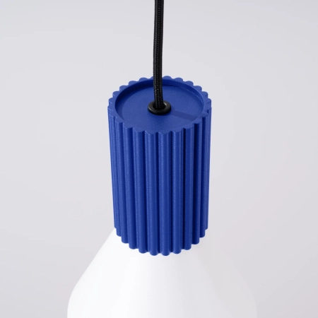 Lampa wisząca ESTRIA 1 biała/ultramaryna SL.1874 - Sollux