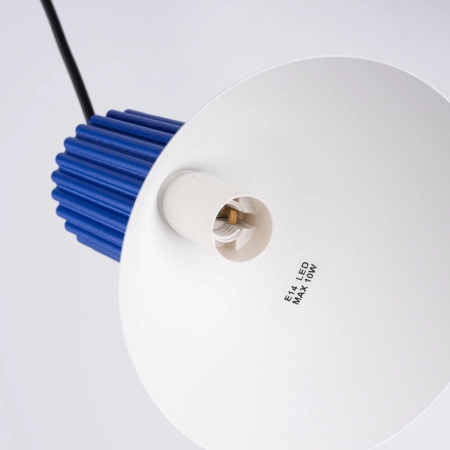 Lampa wisząca ESTRIA 3P biała/ultramaryna SL.1875 - Sollux