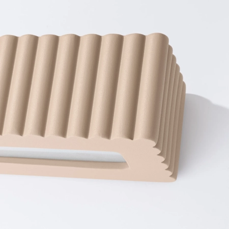 Kinkiet ceramiczny RIGATA taupe SL.1887 - Sollux