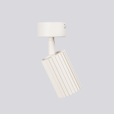 Plafon aluminiowy beżowy 10cm 1-punktowy KARBON 1 SL.1914 - Sollux Lighting